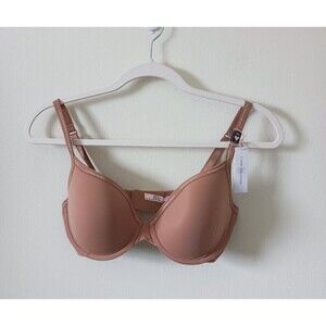 Victoria's Secret Womens Caramel Brown T Shirt Bra Lightly Lined Size 34D NWT